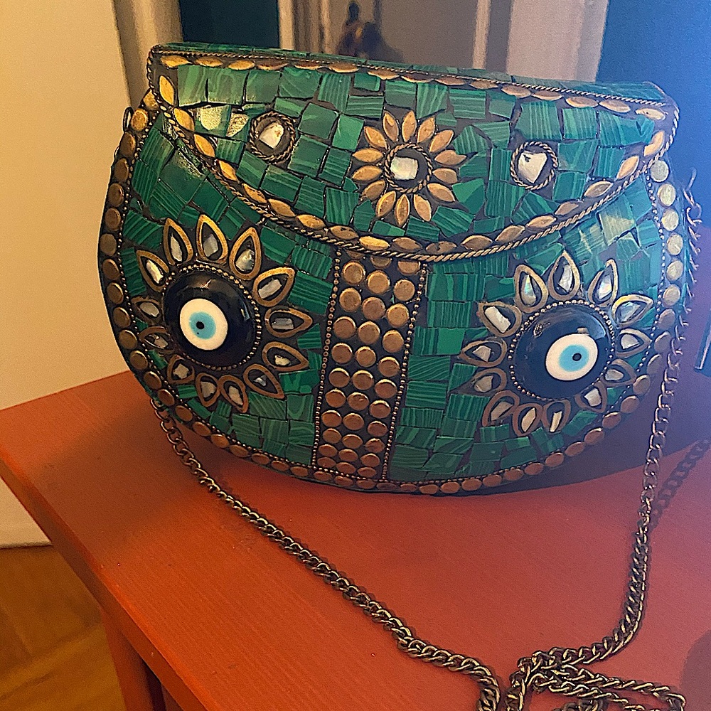 Handmade Mosaic Crossbody Bag